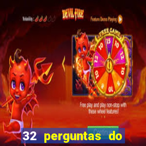 32 perguntas do livro do destino